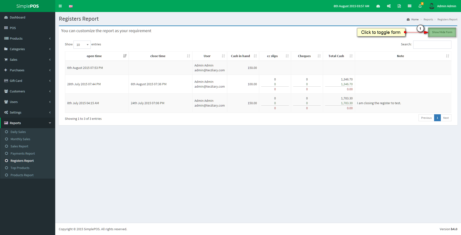 Simple POS Documentation